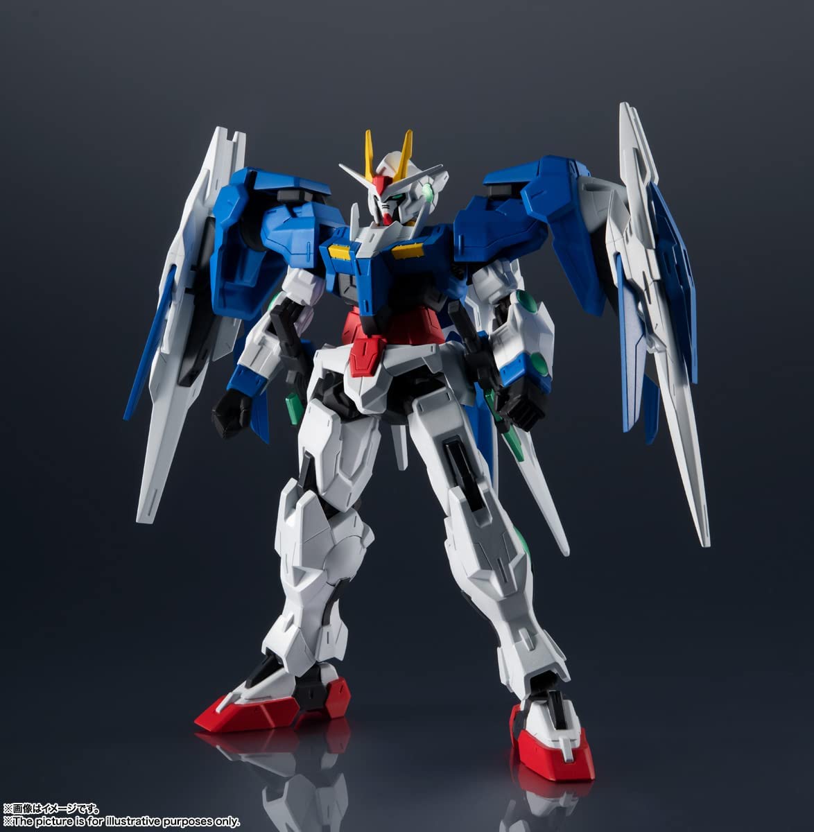 Tamashi Nations - Mobile Suit Gundam - GN-0000 + GNR-010 00 Raiser, Bandai Spirits GUNDAM UNIVERSE Figure