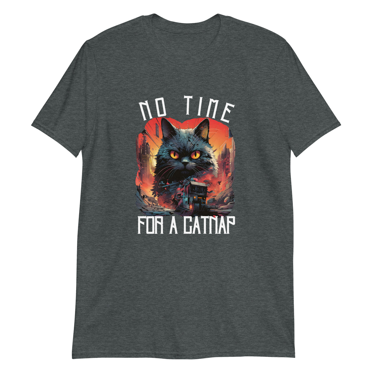 Cat Dystopia No Time For A Catnap T Shirt 5375