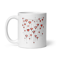 Thumbnail for Hearts on a String: Love Airs Out White Mug