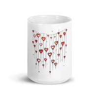 Thumbnail for Hearts on a String: Love Airs Out White Mug