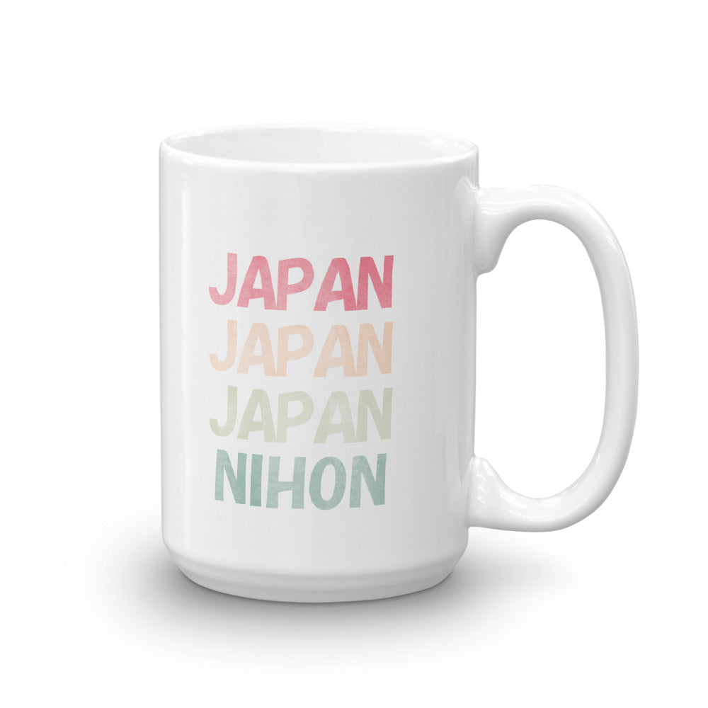 Love Japan and Nihon Japanese Mug - The Japan Shop